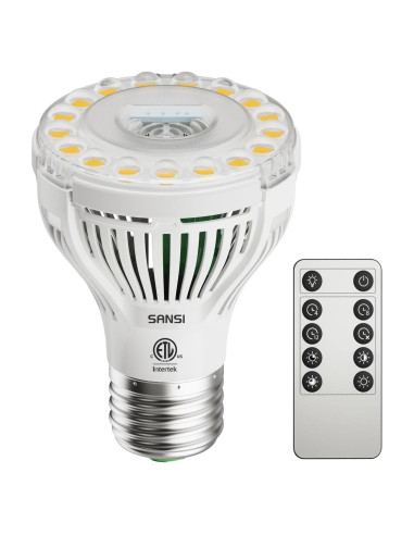 Bombilla de Cultivo SANSI 5W Regulable con Control Remoto