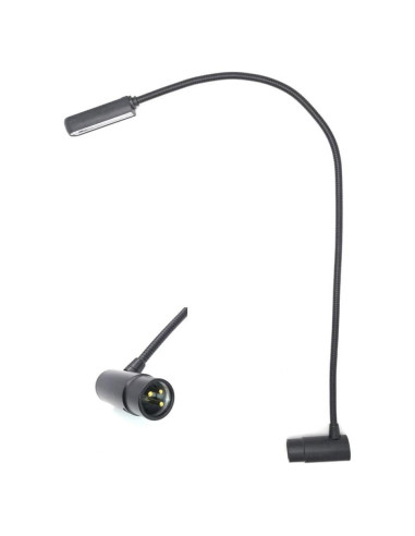 Lámpara LED JXRYWF 55,88 cm cuello de ganso XLR 3PIN