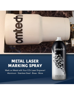 Spray de Marcado Láser OMTech 368 ml para Metales 2