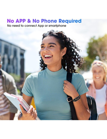 Reloj Pedométrico LIVIKEY Impermeable 50m 14 Días Batería