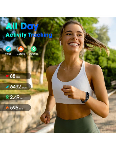 Reloj Pedométrico LIVIKEY Impermeable 50m 14 Días Batería