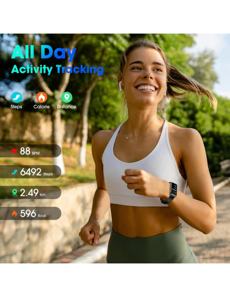 Reloj Pedométrico LIVIKEY Impermeable 50m 14 Días Batería