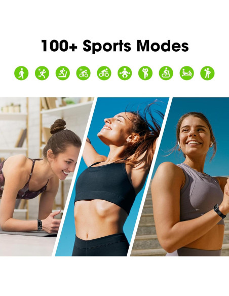 Reloj Pedométrico LIVIKEY Impermeable 50m 14 Días Batería