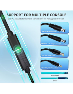Kit de Alimentación para Consolas Retro Intec Gaming - Carga Rápida 2