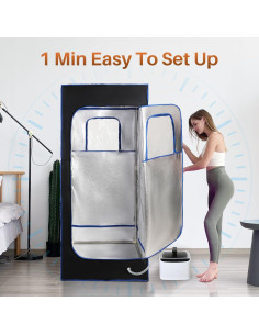 Sauna Portátil TOREAD SAUNA Carpa de Vapor 2.6L 1000W 2