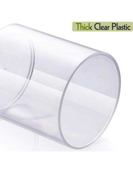 Dispensador de Algodón AOZITA 3 Paquete 10oz Transparente