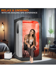 Sauna de Vapor Portátil Topmaster 3L 9 Niveles Calor 10,07 kg 2