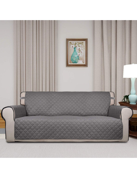 Funda de Sofá Reversible PureFit Gris Claro 1,24 kg