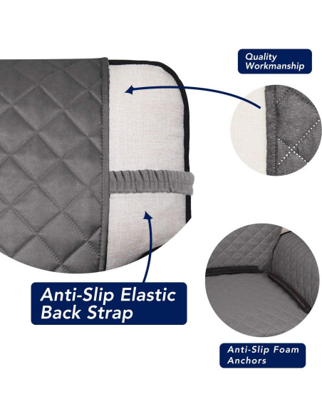 Funda de Sofá Reversible PureFit Gris Claro 1,24 kg