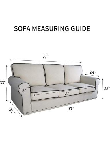 Funda de Sofá Reversible PureFit Gris Claro 1,24 kg