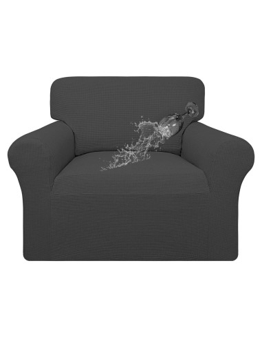 Easy-Going Funda de Silla Sofá Impermeable Gris Oscuro