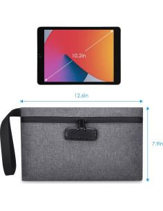 Bolsa de Dinero AMIR con Cerradura 33x20 cm Anti-Olores 2