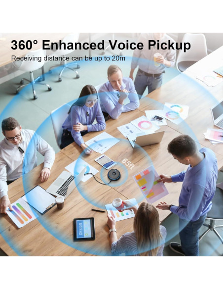 Altavoz de Conferencia Canstr CT-CM004 con 4 Micrófonos