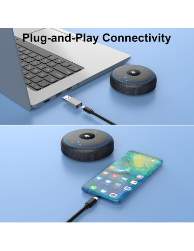 Altavoz de Conferencia Canstr CT-CM004 con 4 Micrófonos