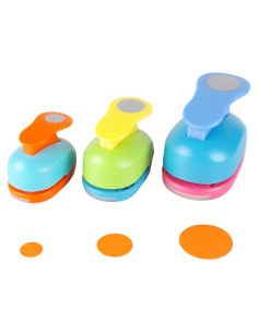 Perforadora Circular Manual Wsyhomie 3 Agujeros 8mm 16mm 25.4mm