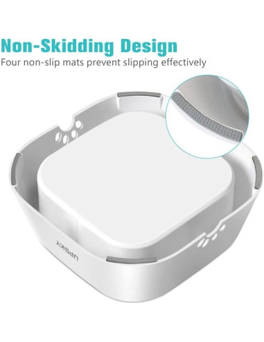 Cuenco para Perros UPSKY 1.05L Antideslizante Sin Derrames