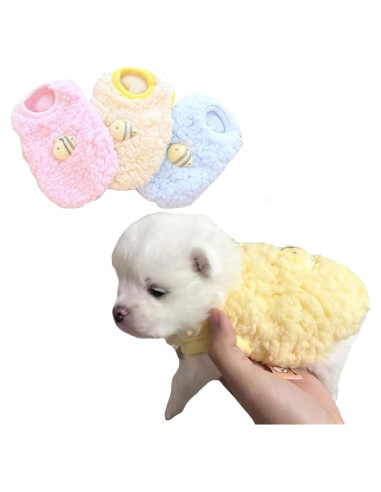 Ropa para Perro Gato FLAdorepet 3 Paquetes XXS Invierno