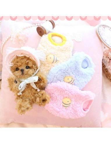 Ropa para Perro Gato FLAdorepet 3 Paquetes XXS Invierno