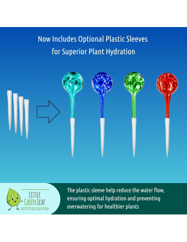 Esferas de Riego Automático LGL - 4 Piezas de Vidrio