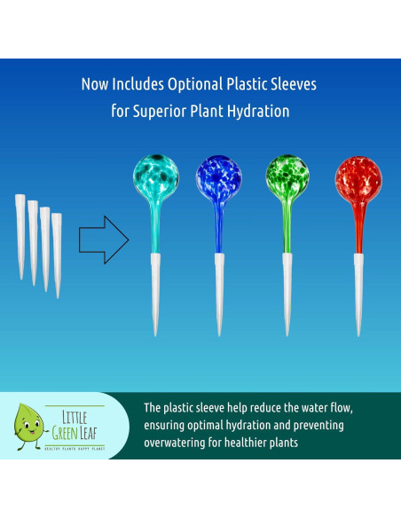 Esferas de Riego Automático LGL - 4 Piezas de Vidrio