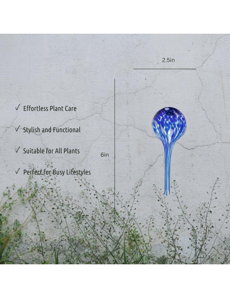 Esferas de Riego Automático LGL - 4 Piezas de Vidrio