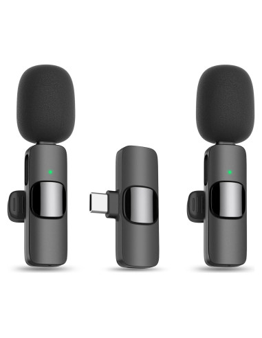 Micrófono Lavalier Inalámbrico WM351 USB C para iPhone 15