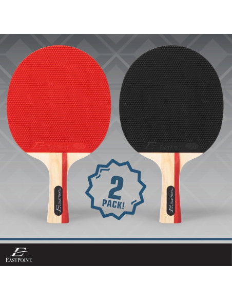 Conjunto de Palas de Ping Pong EastPoint para 2 Jugadores