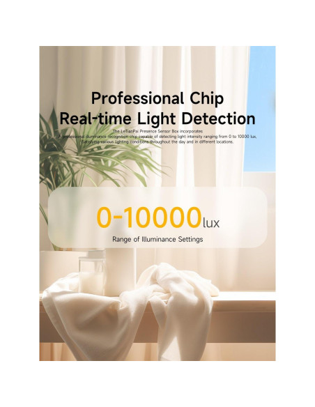 Sensor de Presencia LeTianPai 5 en 1 para Hogar Inteligente