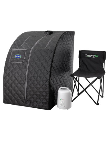 Sauna de vapor portátil Durasage DSS-M-09 800W con silla