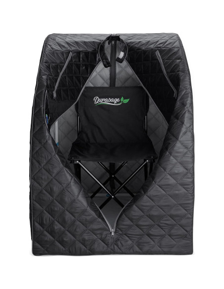 Sauna de vapor portátil Durasage DSS-M-09 800W con silla