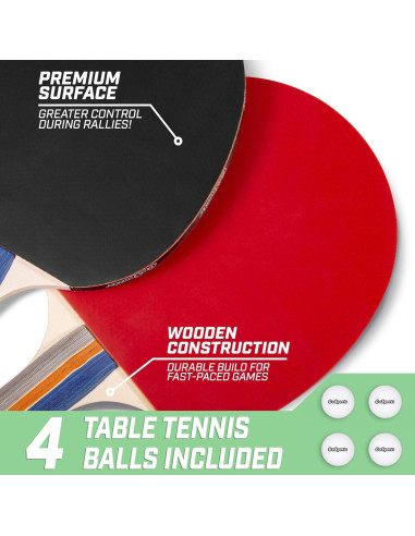 Mesa de Tenis de Mesa GoSports 1,83m x 0,91m Azul