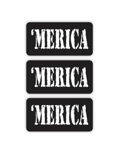 Stickers de Casco Jay Graphics 3 Piezas Patrióticos