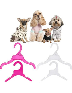 Perchas para Ropa de Mascotas Symphonyw 10 Piezas Antideslizantes 2