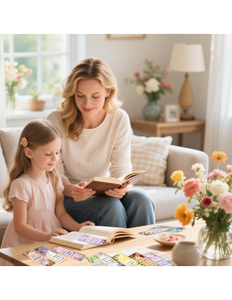 100 Marcadores de Versículos Bíblicos Zhirlyn - Doble Cara