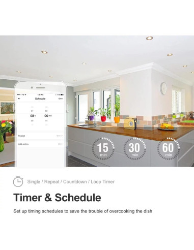 Interruptor Inteligente WiFi Otcboimo 30A Control Remoto