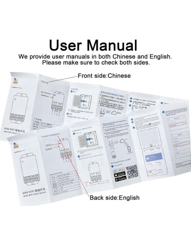 Interruptor Inteligente WiFi Otcboimo 30A Control Remoto