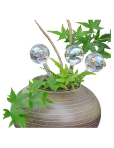 3 Esferas de Riego Automáticas de Vidrio zHzHGuo 110ml