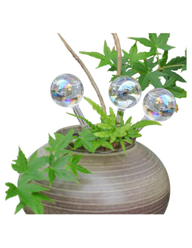 3 Esferas de Riego Automáticas de Vidrio zHzHGuo 110ml