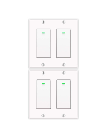 Interruptor de Luz Inteligente Bekca 4Pack Control Remoto