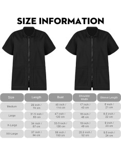 Ropa de Trabajo para Aseo de Mascotas MCEAST 2 Piezas L 2