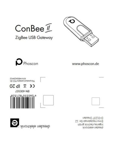 ConBee II - Puerta USB Zigbee 3.0 para automatización