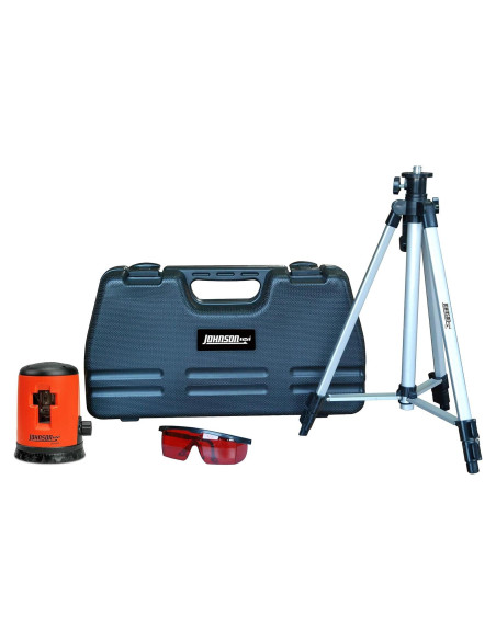 Nivel láser auto-nivelante Johnson 40-0921, 48 x 25 cm, Rojo