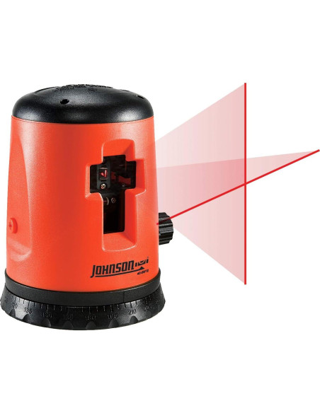 Nivel láser auto-nivelante Johnson 40-0921, 48 x 25 cm, Rojo