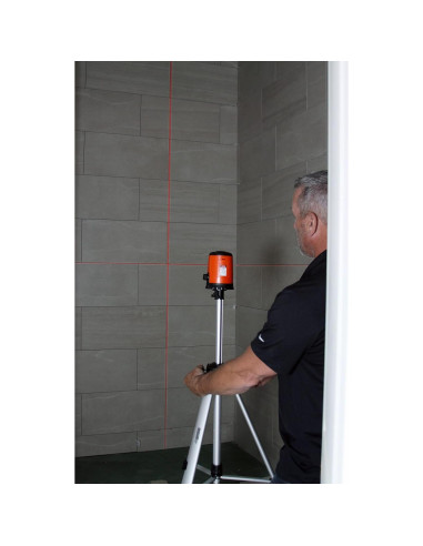 Nivel láser auto-nivelante Johnson 40-0921, 48 x 25 cm, Rojo