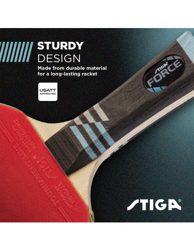 Paleta de Tenis de Mesa STIGA Force - 5 Capas - 2 mm