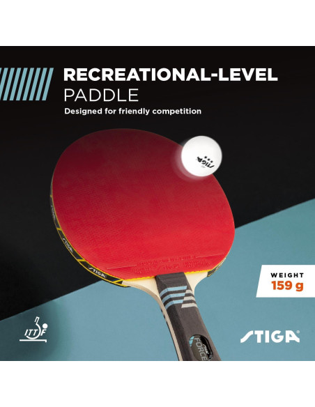 Paleta de Tenis de Mesa STIGA Force - 5 Capas - 2 mm