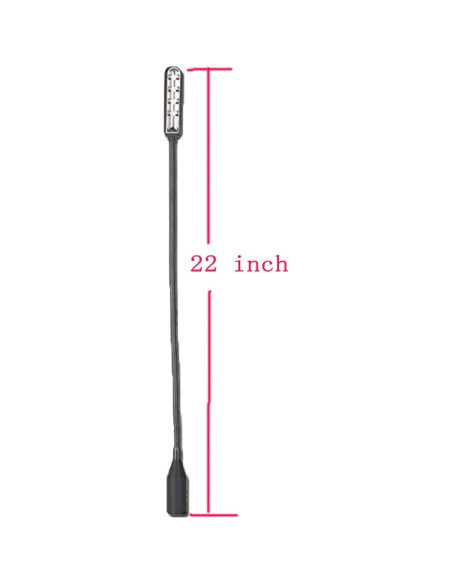 Lámpara LED Gooseneck JXRYWF 55.88cm para Estudio