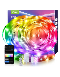 Tira LED Inteligente Pak 10m RGB+IC con Control APP y Remoto