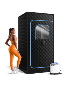 Sauna Portátil Yongkang 1200W 3L Control Remoto Azul