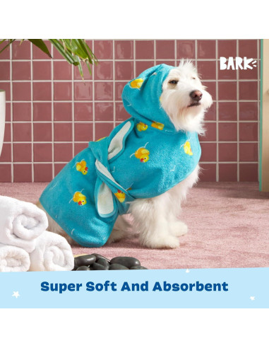 Bata de Baño para Perros Barkbox Pequeña Pato de Goma